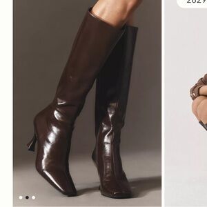Jeffrey Campbell checkmate boot brown